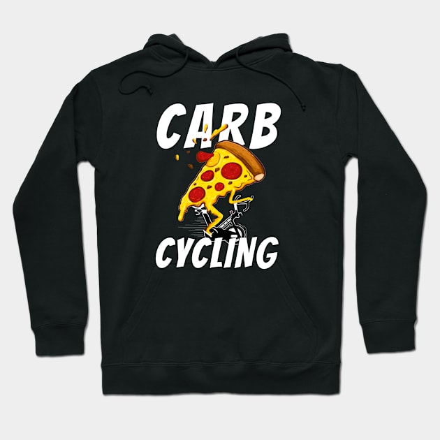 Pizza Carb Cycling Hoodie by THICK BAD WOLF